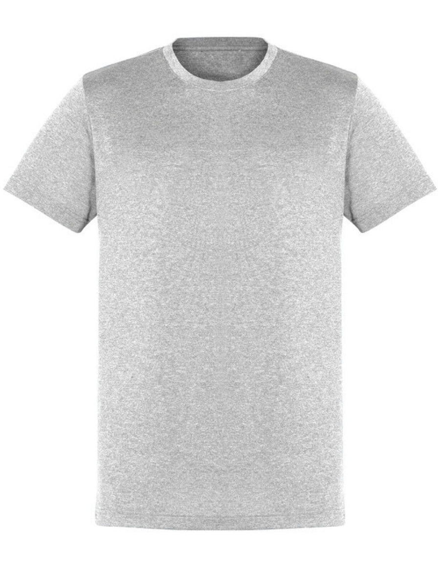 Plain T-Shirt 100% COTTON Basic Blank Tee Mens Ladies Casual BULK Adults - Grey Marle - XL