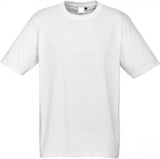 Plain T-Shirt 100% COTTON Basic Blank Tee Mens Ladies Casual BULK Adults - White - XXL