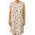 Womens 100% Cotton Sleeveless Nightie Gown Night Dress Pyjamas PJ - White - 14