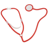 NURSE Party STETHOSCOPE Costume Accessory Fancy Dress Halloween Hospital Doctor