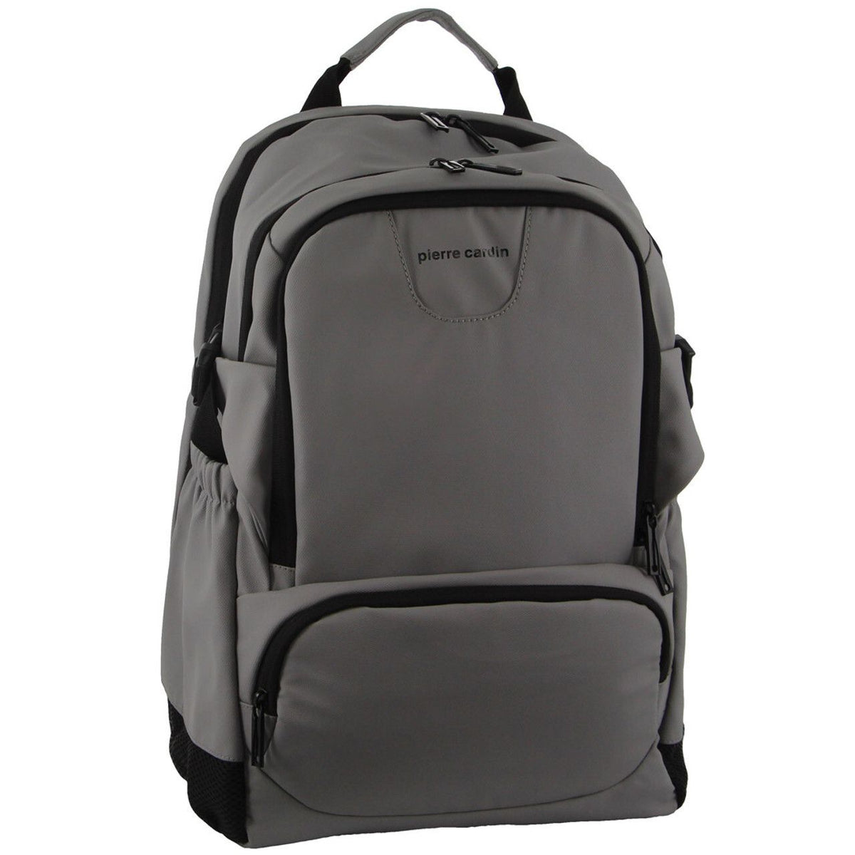 Pierre Cardin Backpack Bag Travel & Business w/ Laptop Computer Sleeve - Grey