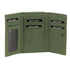 Pierre Cardin Leather Ladies Leather Woven Design Tri-fold Wallet in Leaf Green