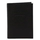 Pierre Cardin Slim Leather Passport Travel Wallet Holder RFID Case Cover - Black