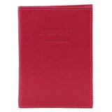 Pierre Cardin Slim Leather Passport Travel Wallet Holder RFID Case Cover - Fuschia