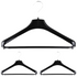 3pcs SUIT HANGER Jacket Pants Clothing Coat Non Slip Broad Shoulder Tube Holder