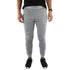 Mens Skinny Track Pants Joggers Trousers Gym Casual Sweat Cuffed Slim Trackies Fleece - Heather Grey - S
