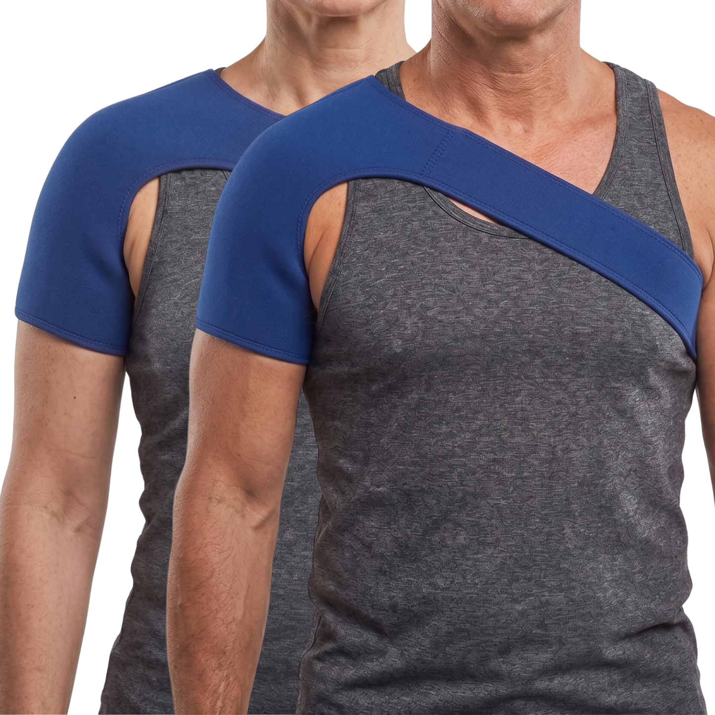 SHOULDER SUPPORT BRACE Back Posture Belt Pain Heat Compression Relief Strap