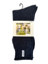 1 Pair Premium Mens Wool Heavy Duty Thick Work Socks Cushion Woolen - Navy - 7-11
