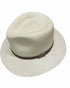 Hand Woven Panama Cooler Hat Summer Fedora Uncrushable Waterproof - Tan - Large (7 1/3 - 7 3/8)