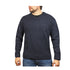 100% Shetland Ragg Wool V Neck Knit Jumper Pullover Mens Sweater Knitted - Navy - L
