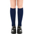 1x Pair School Uniform Knee High Socks Cotton Rich Girls Boys Kids - Navy - 13-3 (8-10 Years Old)