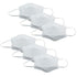 6x Tigerplast Fabric Face Mask Washable Reusable Mask Protect Cover - White