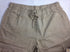 CARGO SHORTS Elastic Waist 100% COTTON Army Military PLAIN Pocket Mens S-XXL - Tan - S
