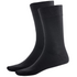 BAMBOO SOCKS Crew Natural Eco Healthy Enviro Unisex Work Anti-Bacterial Business - Black - 2-8