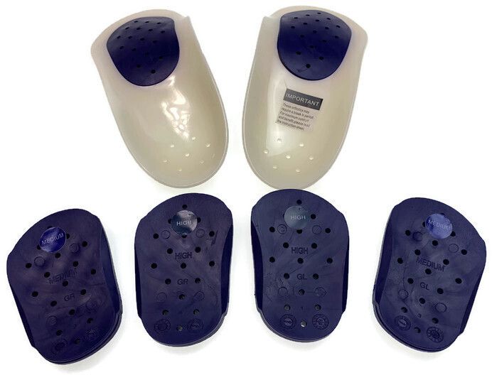 WALKFIT Orthotics 3/4 Insoles Walk Fit Foot Feet Support in Blue