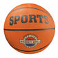 Classic Rubber Basketball Training Standard Size Downtown for NBA- Black/Orange