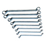 Wurth Double-End Box Wrench Set, Deep Offset – 8 Piece Metric, POWERDRIV Bi-Hex, Chrome Vanadium Steel