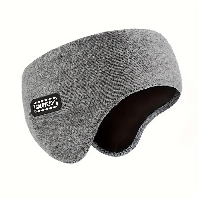 Warm Mens Winter Earmuffs Ear Cover Protection Running Headband in Grey