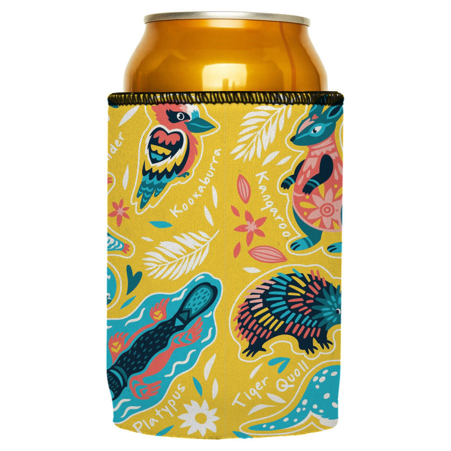 Australian Animals Stubby Cooler - Standard