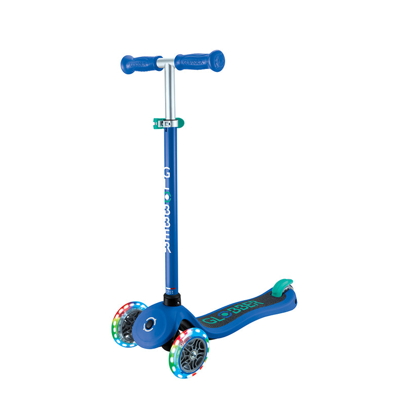 Globber Primo scooter Lights - Blue/ Green