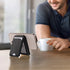 Jabees MagWallet with RFID Blocking Magsafe Compatible Phone Wallet and Stand - Black