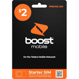 Boost Mobile $2 Prepaid SIM Card Starter Kit