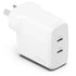 Cygnett PowerPlus 35W Dual Port USB-C Wall Charger - White