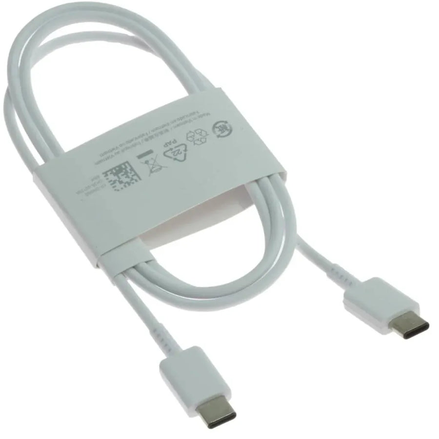 Samsung Galaxy USB-C to USB-C Charging + Data Cable - White (All USB-C Phones)