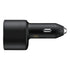 Samsung Super Fast Dual Car Charger (45W+15W) 2 Ports (Includes Cable) - Black