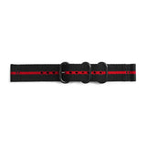 Samsung Premium Strap Black/Red - Gear Sport