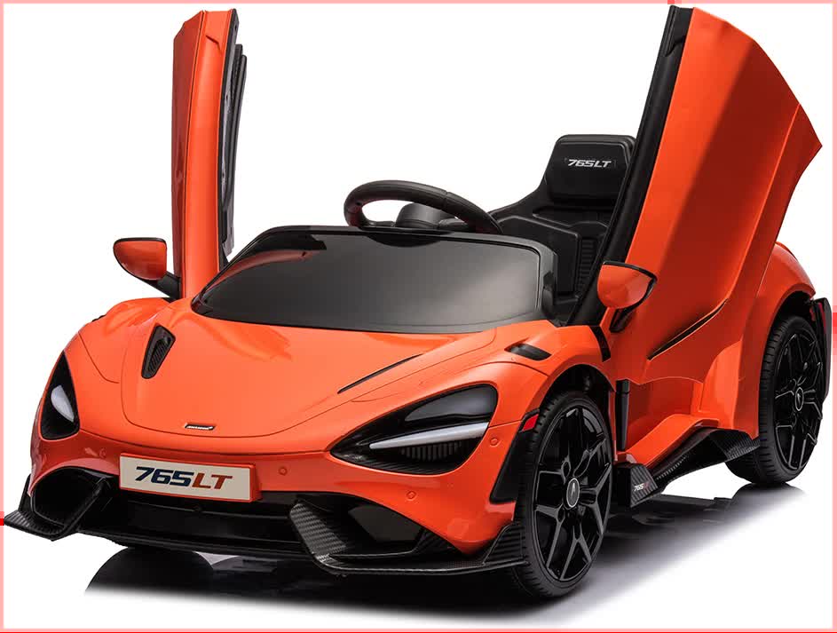 12V Licensed McLaren 765LT Kids Ride On Sports Electric Car