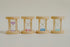 Wooden sand timers Set of 4