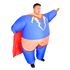 Super Hero Fancy Dress Inflatable Suit - Fan Operated Costume