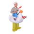 CHICKEN Fancy Dress Inflatable Suit - Fan Operated Costume
