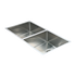 865x440mm Handmade Stainless Steel Undermount / Topmount Kitchen Sink with Waste