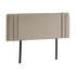 Linen Fabric Queen Bed Deluxe Headboard Bedhead - Beige