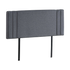 Linen Fabric Double Bed Deluxe Headboard Bedhead - Grey