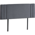 Linen Fabric Queen Bed Deluxe Headboard Bedhead - Grey
