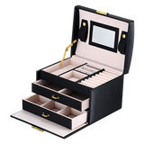 Jewellery Storage Box – Organiser Case for Rings, Necklaces and Accessories Display