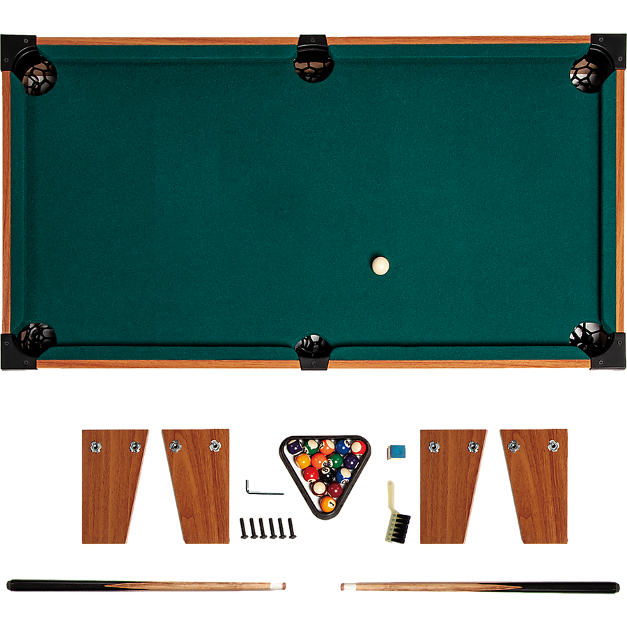 Kids Mini Billiard Table Game Toy Wooden Snooker Pool Home Fun Birthday Gift
