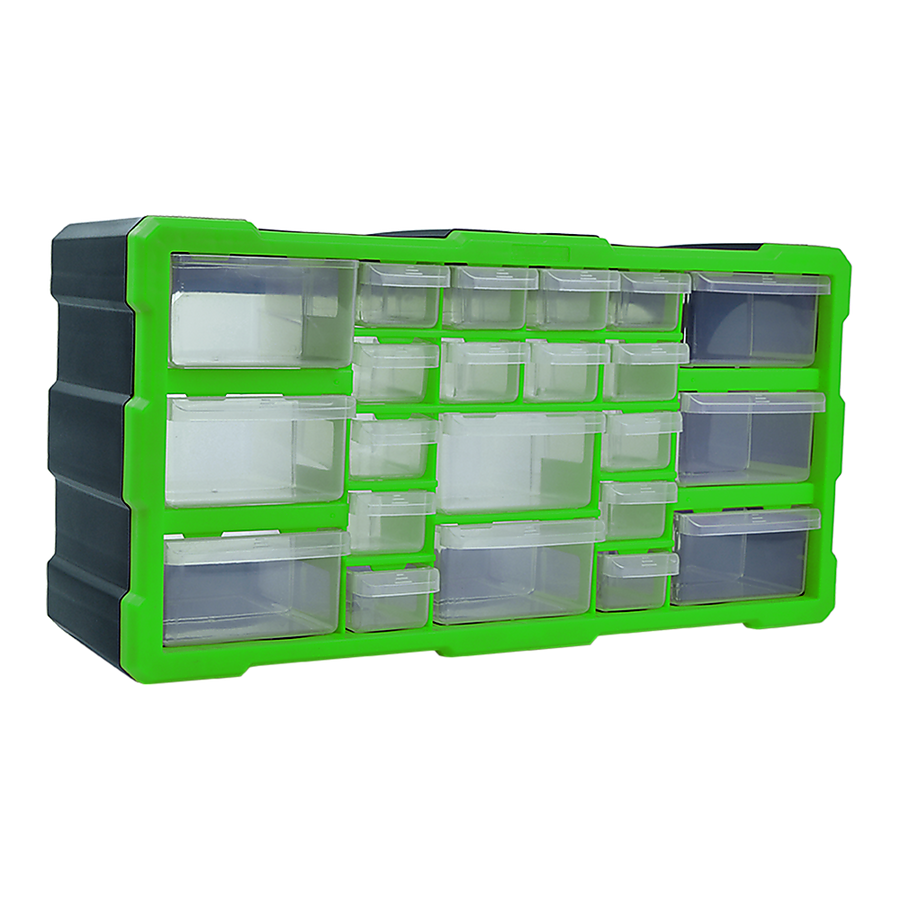 22 Multi Drawer Parts Storage Cabinet Unit Organiser Home Garage Tool Box