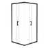 900 x 900mm Sliding Door Nano Safety Glass Shower Screen By Della Francesca