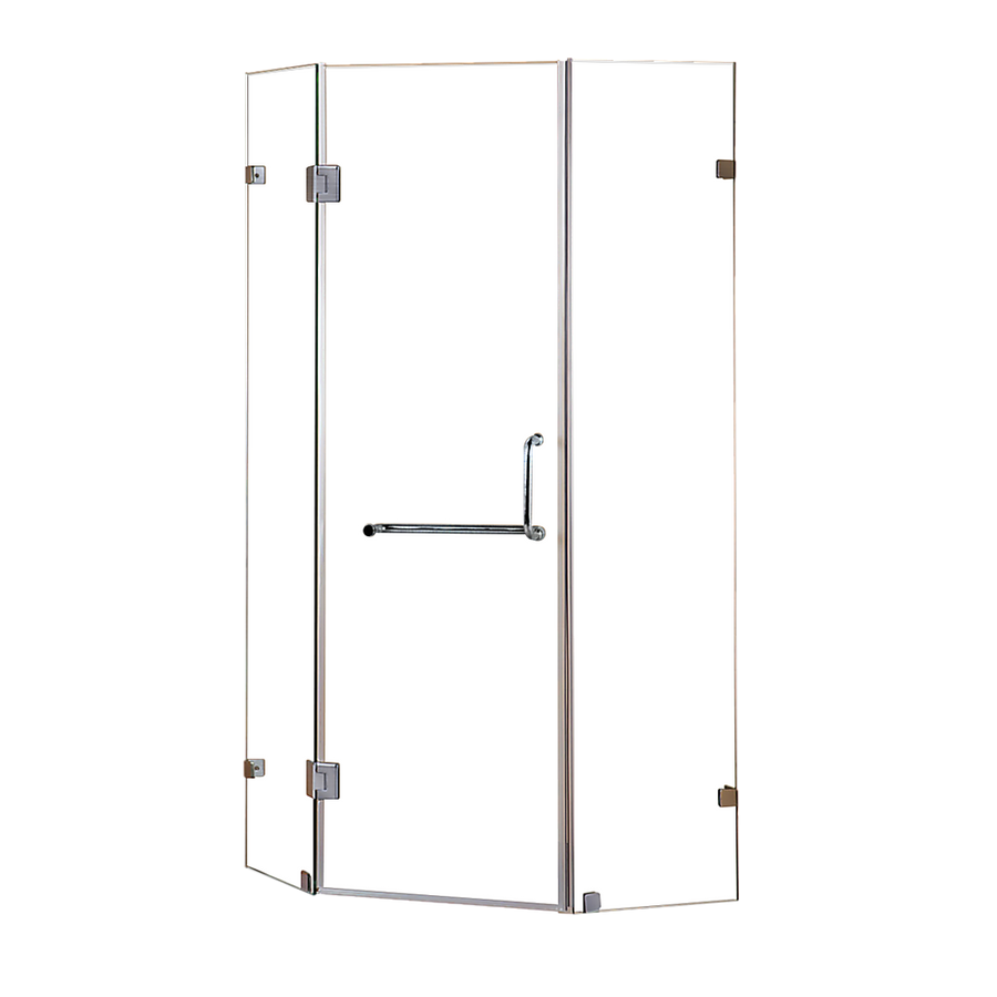 900 x 900mm Frameless 10mm Glass Shower Screen By Della Francesca