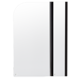 180 Degree Pivot Door 6mm Safety Glass Bath Shower Screen 1200x1400mm By Della Francesca