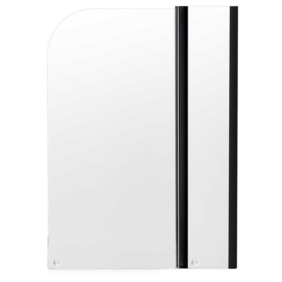 180 Degree Pivot Door 6mm Safety Glass Bath Shower Screen 1200x1400mm By Della Francesca