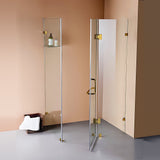 1000 x 1000mm Frameless 10mm Glass Shower Screen By Della Francesca