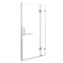100 x 200cm Wall to Wall Frameless Shower Screen 10mm Glass By Della Francesca