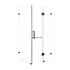 1100 x 1000mm Frameless 10mm Glass Shower Screen By Della Francesca