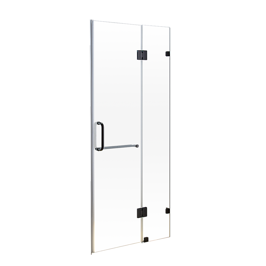90 x 200cm Wall to Wall Frameless Shower Screen 10mm Glass By Della Francesca