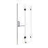 110 x 200cm Wall to Wall Frameless Shower Screen 10mm Glass By Della Francesca